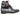 Paul Parkman Men's Hand-Painted Leather Apron Derby Shoes in Gray & Black