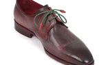 Paul Parkman Men's Hand-Painted Leather Derby Shoes in Mixed Color