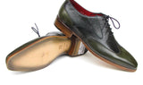 Paul Parkman Men's Floater Leather Wingtip Oxfords in Green