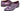 Paul Parkman Men's Hand-Painted Leather Wingtip Oxfords in Purple & Navy