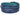 Paul Parkman Men's Hand-Painted Leather Belt in Dual Tone Blue & Turquoise