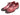 Paul Parkman Men's Hand-Painted Leather Wingtip Oxfords in Burgundy