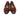 Paul Parkman Men's Hand-Painted Leather Captoe Oxfords in Camel & Red