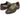Paul Parkman Men's Hand-Painted Wingtip Monkstrap Brogues in Green