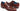Paul Parkman Men's Hand-Painted, Handmade Lace-Up Casual Shoes in Brown