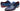 Paul Parkman Men's Hand-Painted Leather Wingtip Oxfords in Blue & Purple