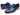 Paul Parkman Men's Hand-Painted Leather Wingtip Oxfords in Blue & Purple