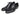 Paul Parkman Men's Ghillie Lacing Hand-Painted Leather Dress Shoes in Black