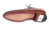 Paul Parkman Men's Hand-Painted Leather Captoe Oxfords in Brown