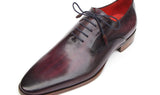 Paul Parkman Men's Plain Toe Leather Oxfords in Purple