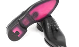 Paul Parkman Men's Leather Tassel Loafers in Black