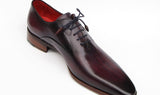 Paul Parkman Men's Plain Toe Leather Oxfords in Purple