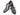 Paul Parkman Men's Hand-Painted Leather Wingtip Oxfords in Gray & Black