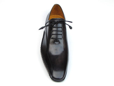 Paul Parkman Men's Side HandsewnLeather Oxfords in Black