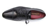 Paul Parkman Men's Handsewn Captoe Oxfords in Black