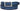 Paul Parkman Men's Hand-Painted Leather Belt in Dual Tone Blue & Turquoise