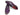 Paul Parkman Men's Hand-Painted Leather Tassel Loafers in Purple