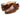 Paul Parkman Men's Hand-Painted Leather Derby Shoes in Brown