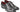 Paul Parkman Men's Hand-Painted Leather Wingtip Oxfords in Gray & Black