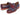 Paul Parkman Men's Leather Double Monkstraps in Bordeaux & Navy
