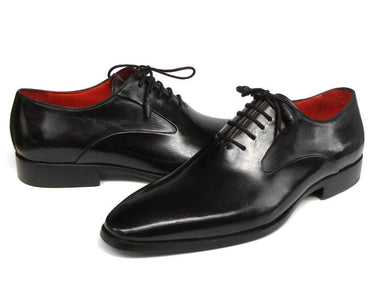 Paul Parkman Men's Leather Oxfords in Black
