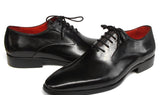 Paul Parkman Men's Leather Oxfords in Black