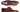 Paul Parkman Men's Hand-Painted Plain Toe Oxfords in Brown & Bordeaux