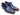 Paul Parkman Men's Hand-Painted Leather Wingtip Oxfords in Blue & Purple