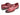 Paul Parkman Men's Hand-Painted Leather Wingtip Oxfords in Burgundy
