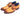 Paul Parkman Men's Hand-Painted Leather Derby Shoes in Brown & Camel