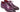 Paul Parkman Men's Hand-Painted Leather Wingtip Oxfords in Purple