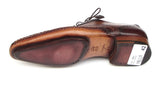 Paul Parkman Men's Hand-Painted Leather Captoe Oxfords in Brown