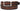 Paul Parkman Men's Hand-Painted Leather Belt in Brown and Camel