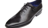 Paul Parkman Men's Wholecut Leather Oxfords in Black