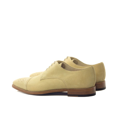 DapperFam Vero in Sand Men's Lux Suede Derby