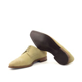 DapperFam Vero in Sand Men's Lux Suede Derby