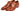 Paul Parkman Men's Hand-Painted Wingtip Oxfords in Mid Brown