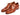 Paul Parkman Men's Hand-Painted Wingtip Oxfords in Mid Brown