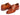 Paul Parkman Men's Hand-Painted Wingtip Oxfords in Mid Brown