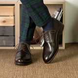 DapperFam Vero in Brown Men's Italian Leather Derby