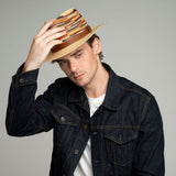 Bailey Tasmin Wide Brim Panama Straw Fedora