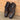 DapperFam Zephyr in Dark Brown / Navy Men's Italian Leather Longwing Blucher