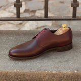 DapperFam Vero in Burgundy Men's Italian Full Grain Leather Derby — Style 2950