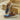 DapperFam Vero in Denim / Cognac Men's Hand-Painted Patina Derby
