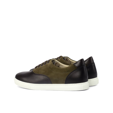 DapperFam Riccardo in Khaki Men's Lux Suede Top Sider