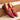 DapperFam Luciano in Red / Black Men's Italian Pebble Grain Leather & Italian Leather Loafer
