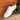 DapperFam Rivale in White / Brown Men's Italian Leather Trainer