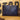 DapperFam Luxe Men's Satchel in Dark Brown Painted Full Grain