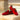 DapperFam Enzo in Red / Black Men's Velvet & Grossgrain Slipper