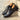DapperFam Rafael in Black Men's Italian Leather & Italian Pebble Grain Leather Oxford